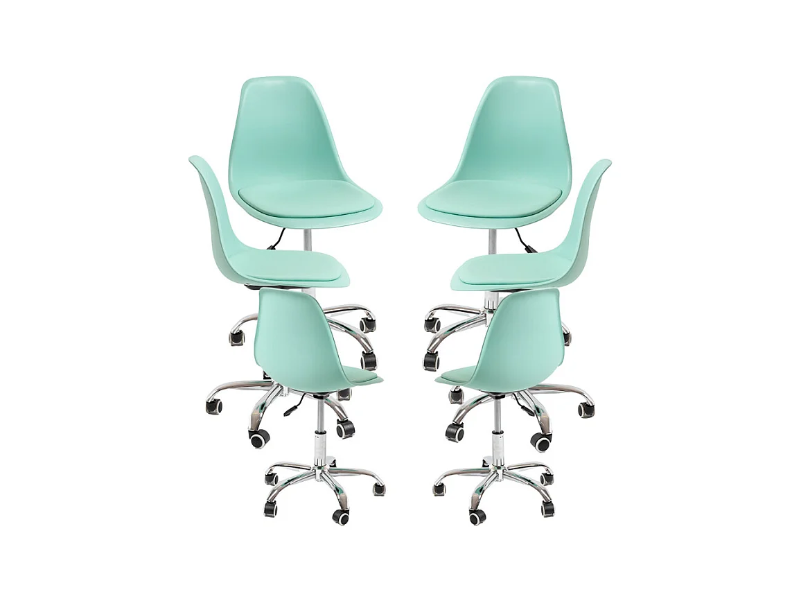 Packs Sillas - Pack 6 Sillas Dami Office - Celadón