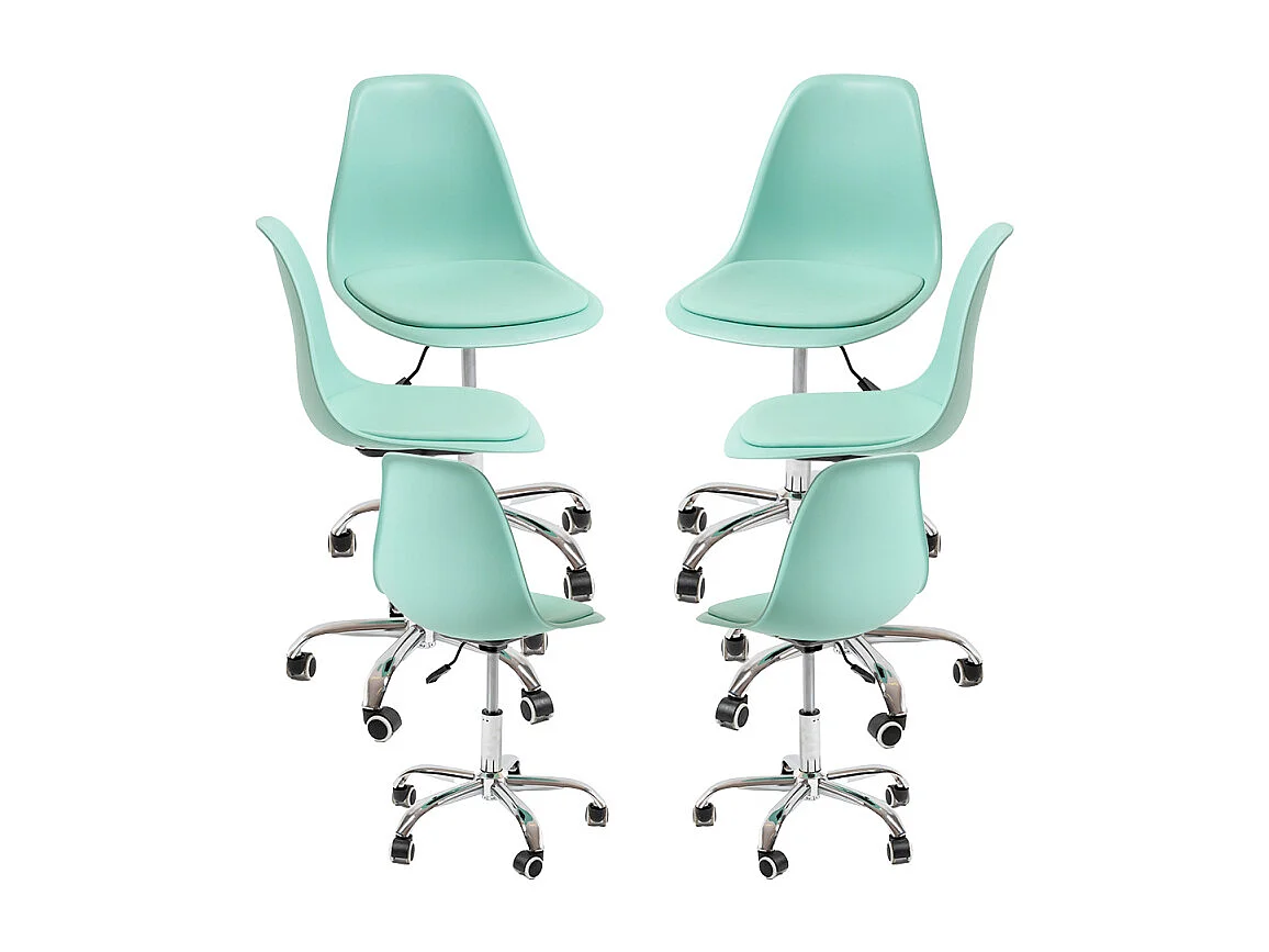 Packs Sillas - Pack 6 Sillas Dami Office - Celadón