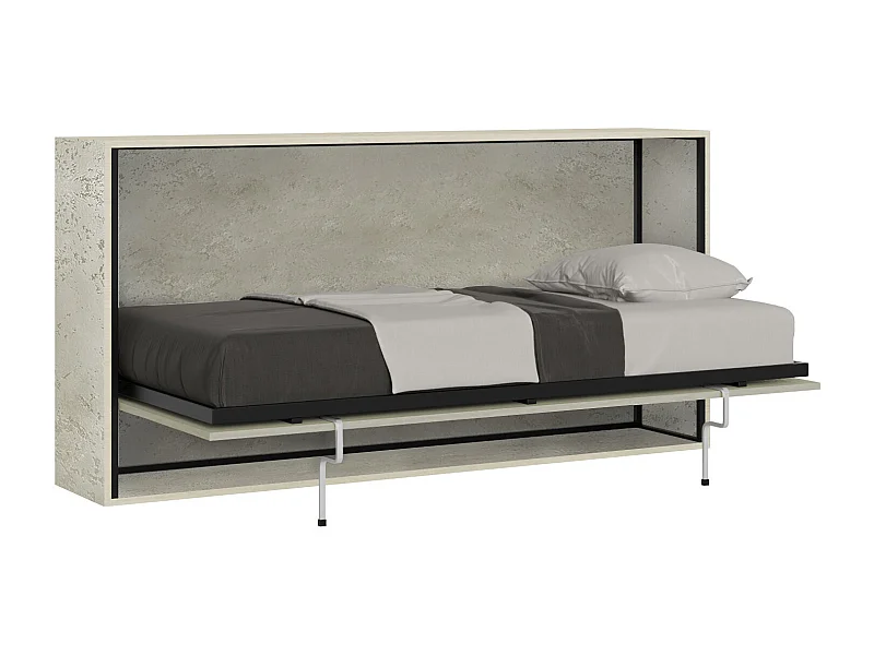 Letto singolo a scomparsa Kando cashmere