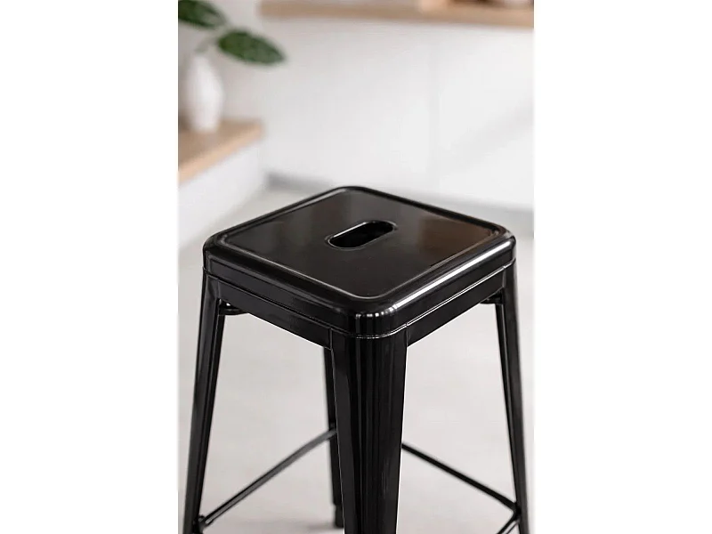Taburetes Altos - Taburete Torix Alto - Negro