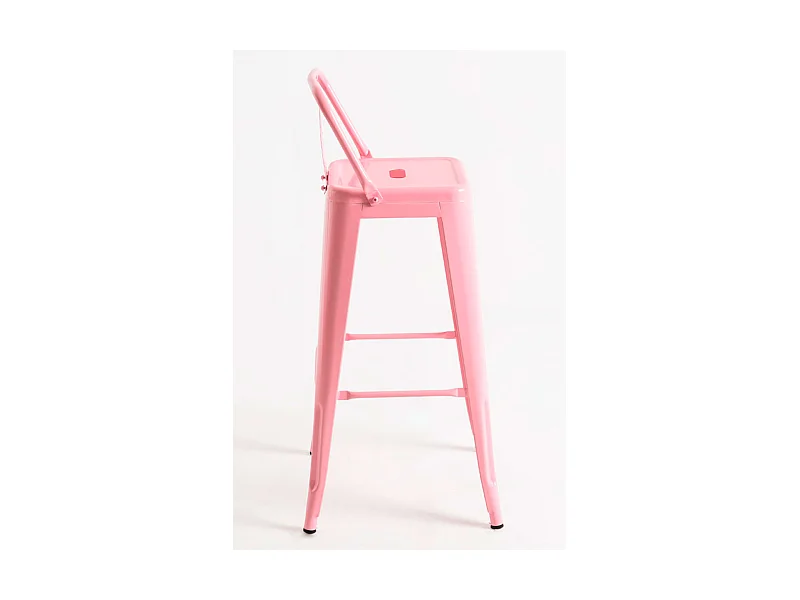 Taburetes Altos - Taburete Torix Respaldo - Rosa