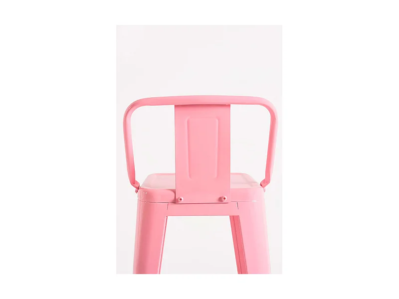 Taburetes Altos - Taburete Torix Respaldo - Rosa