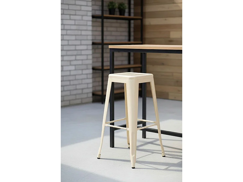 Taburetes Altos - Taburete Torix Alto - Beige