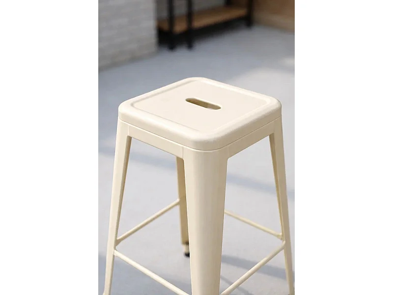 Taburetes Altos - Taburete Torix Alto - Beige
