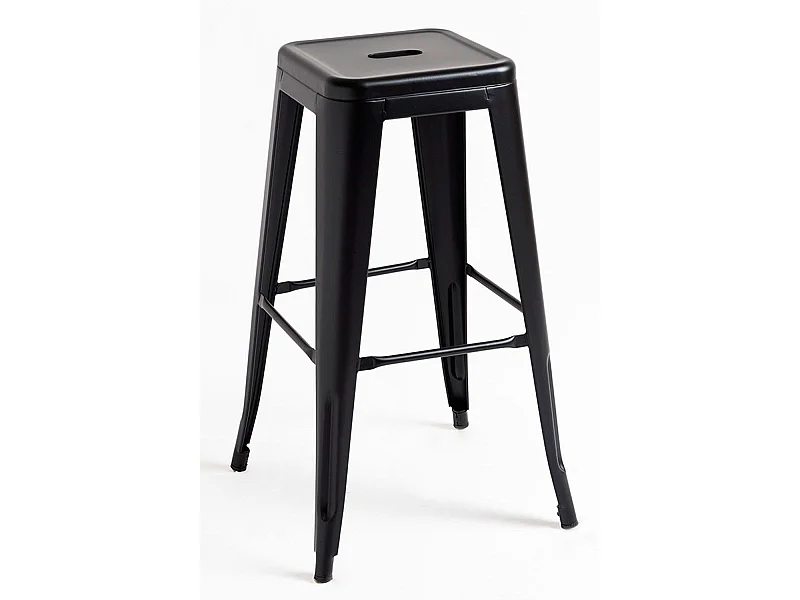 Taburetes Altos - Taburete Torix Alto - Negro mate