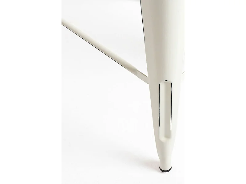 Taburetes Altos - Taburete Torix Vintage - Blanco vintage