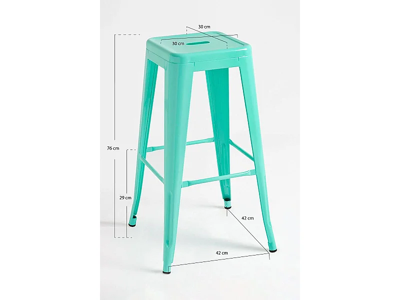 Taburetes Altos - Taburete Torix Alto - Verde menta