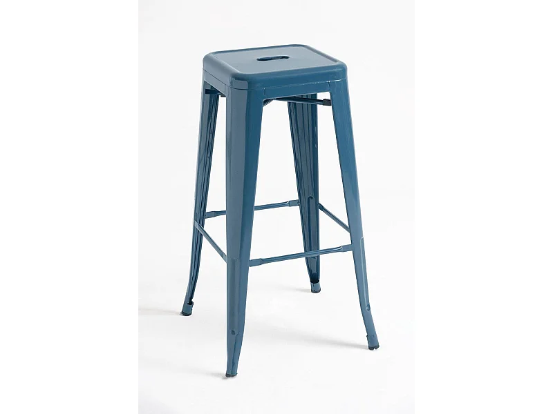 Taburetes Altos - Taburete Torix Alto - Azul Petróleo