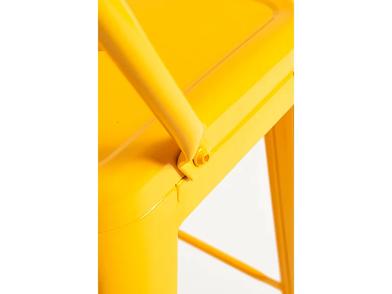 Taburetes Altos - Taburete Torix Respaldo - Amarillo