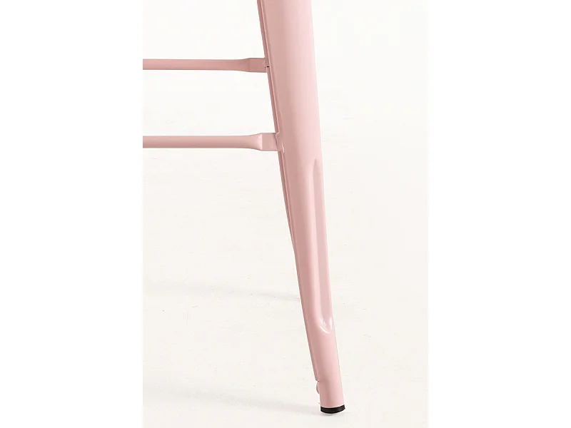 Taburetes Altos - Taburete Torix Alto - Rosa Algodón de Azúcar