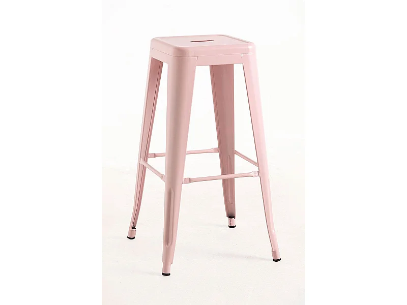 Taburetes Altos - Taburete Torix Alto - Rosa Algodón de Azúcar