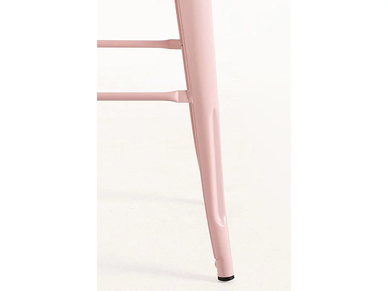 Taburetes Altos - Taburete Torix Alto - Rosa Algodón de Azúcar