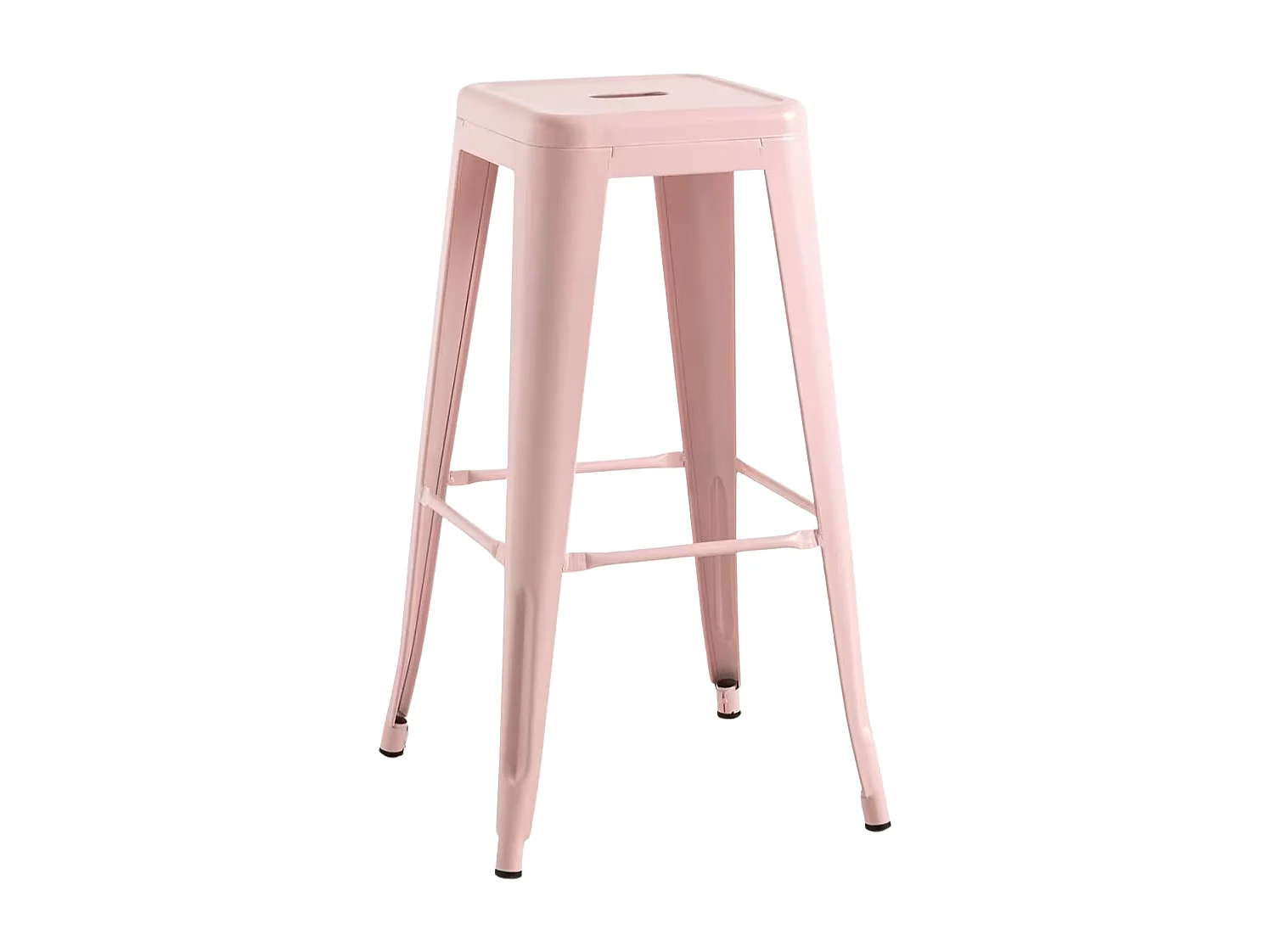 Taburetes Altos - Taburete Torix Alto - Rosa Algodón de Azúcar