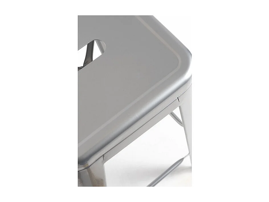 Taburetes Altos - Taburete Torix Alto - Gris metalizado