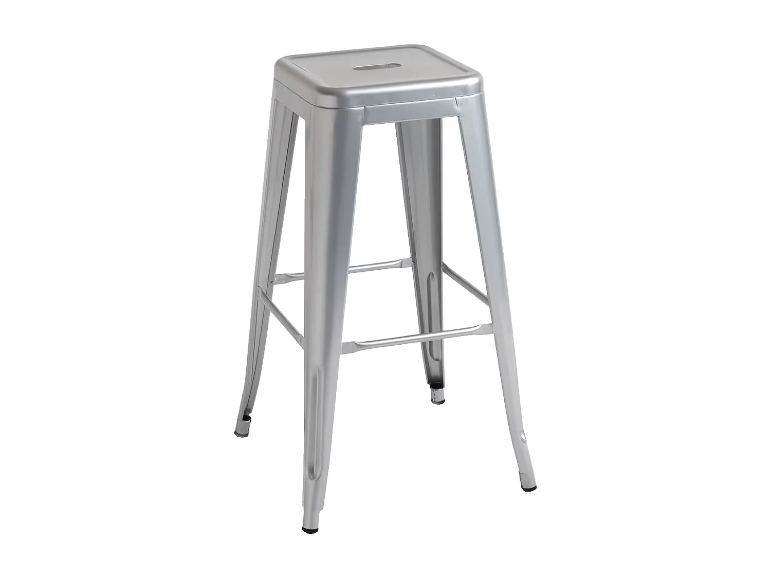 Taburetes Altos - Taburete Torix Alto - Gris metalizado