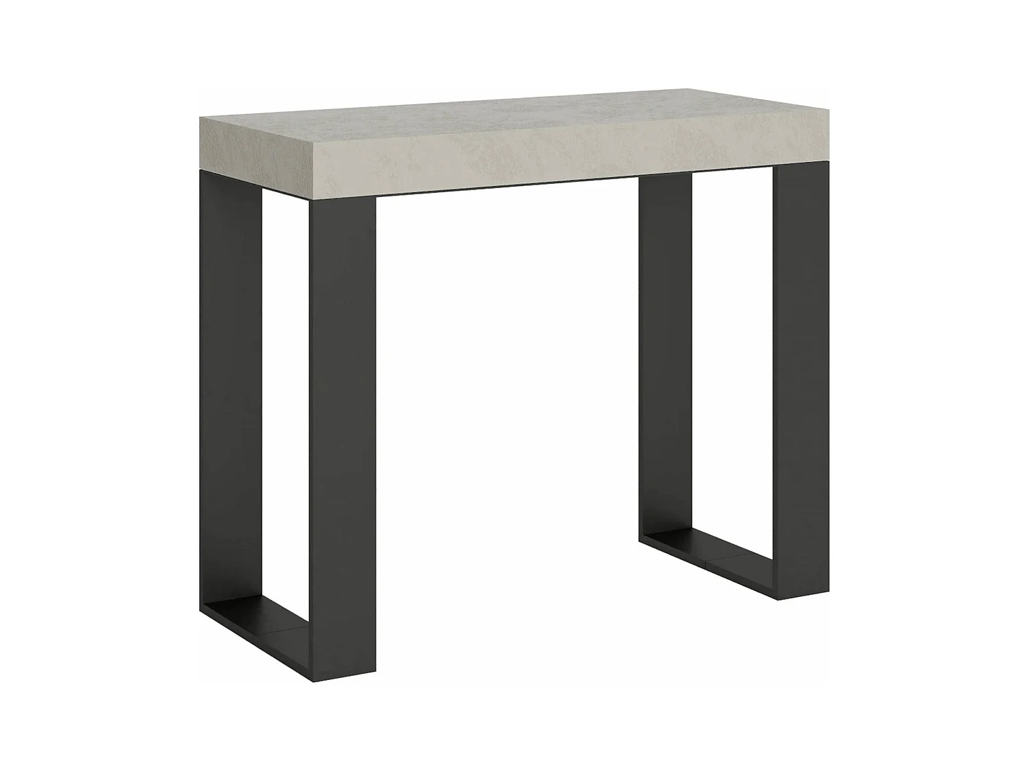 Uitschuifbare consoletafel 90x40/300 cm Tecno kasjmier