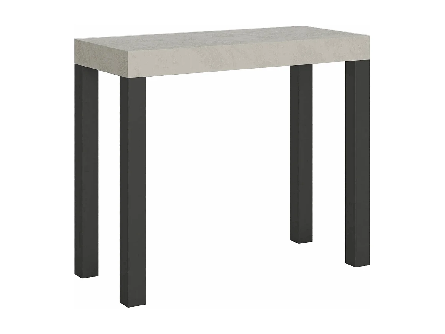 Console extensible 90x40/300 cm Everyday Cachemire cadre Anthracite