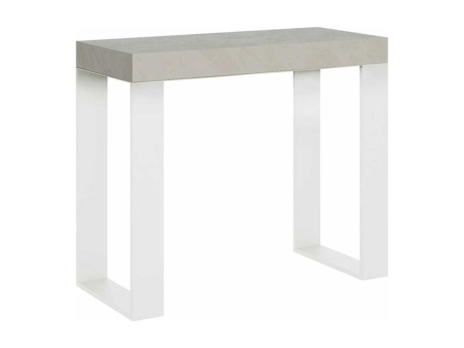 Rozkładany stół konsolowy 90x40/300 cm Tecno kaszmir