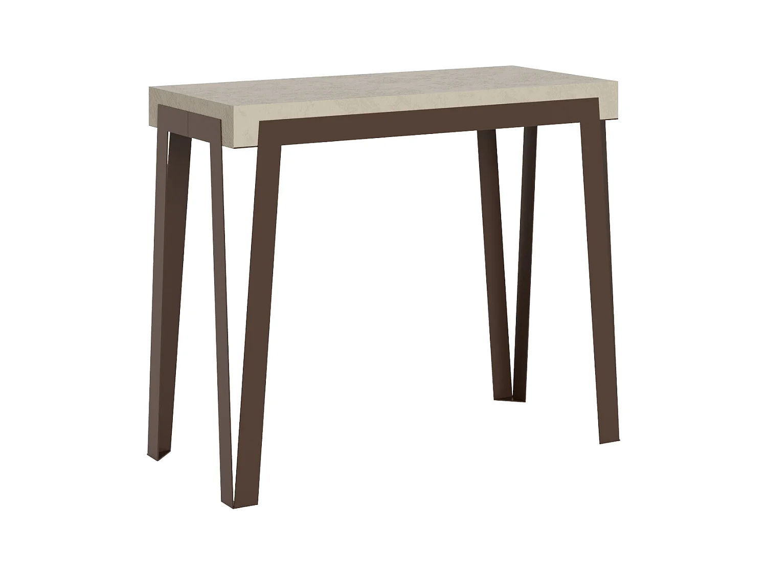 Console extensible 90x40/196 cm Rio Small Cachemire cadre Ruille