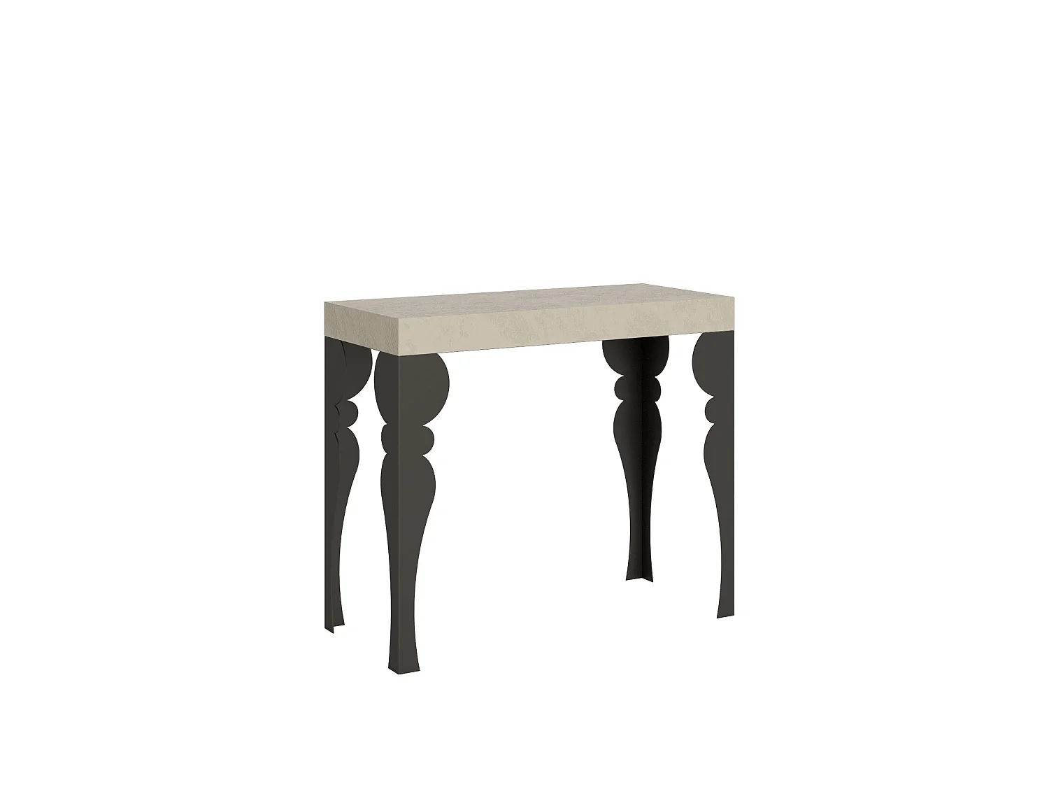 Konsola rozkładana 90x40/300 cm Paxon Kaszmir rama w kolorze Antracytu