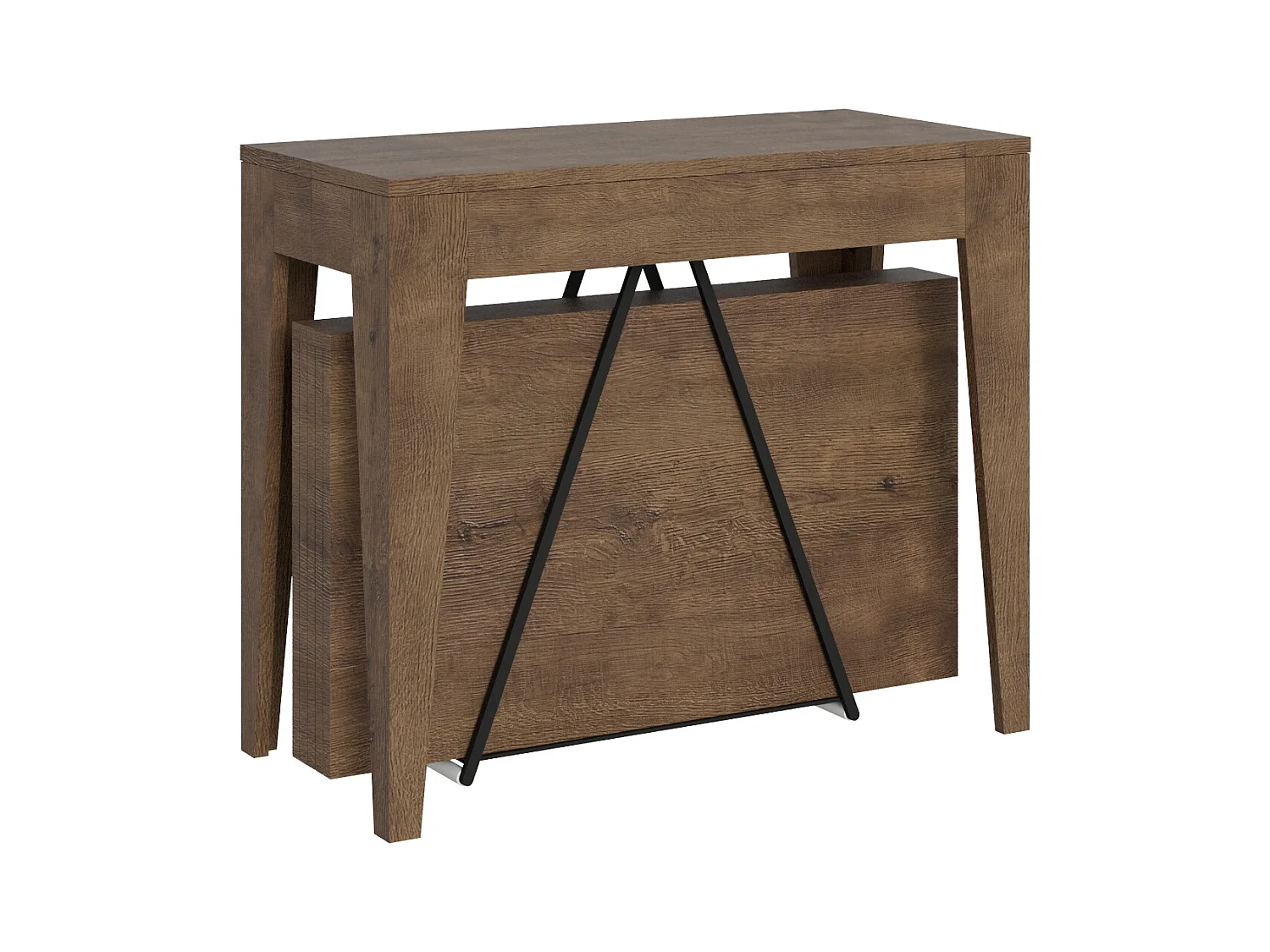 Console extensible 90x42/198 cm Zima Small noyer
