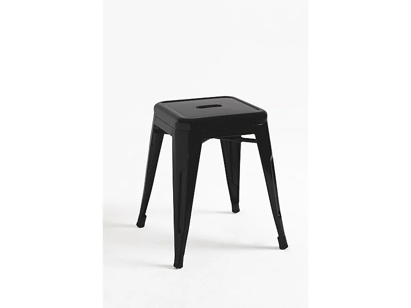 Taburetes Pequeños - Taburete Torix Pequeño - Negro mate