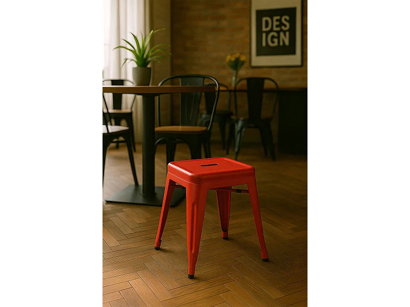 Taburetes Pequeños - Taburete Torix Pequeño - Rojo