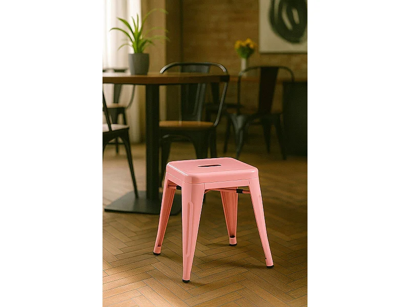 Taburetes Pequeños - Taburete Torix Pequeño - Rosa