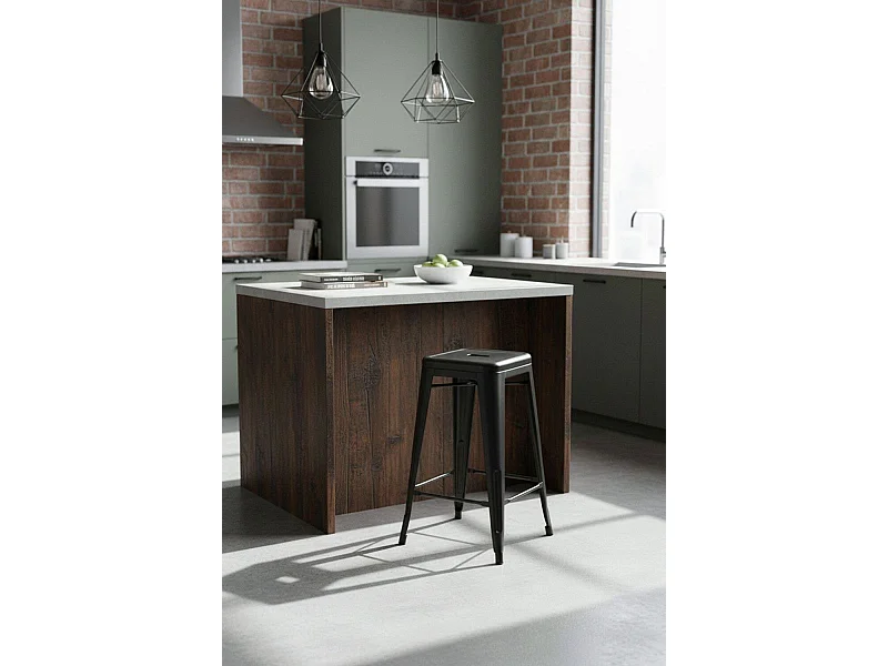 Taburetes Bajos - Taburete Torix Bajo - Negro mate