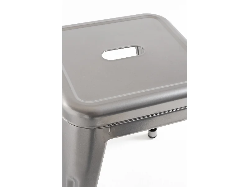 Taburetes Pequeños - Taburete Torix Pequeño - Gris metalizado
