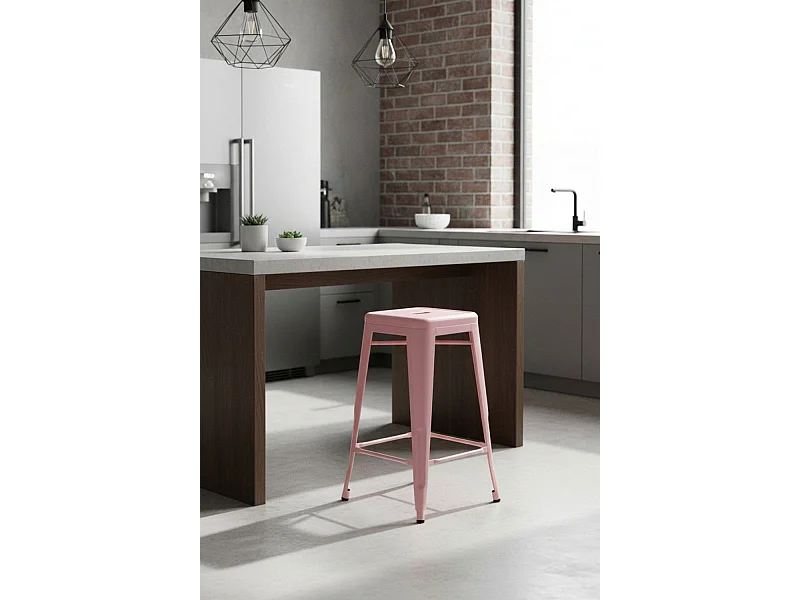 Taburetes Bajos - Taburete Torix Bajo - Rosa