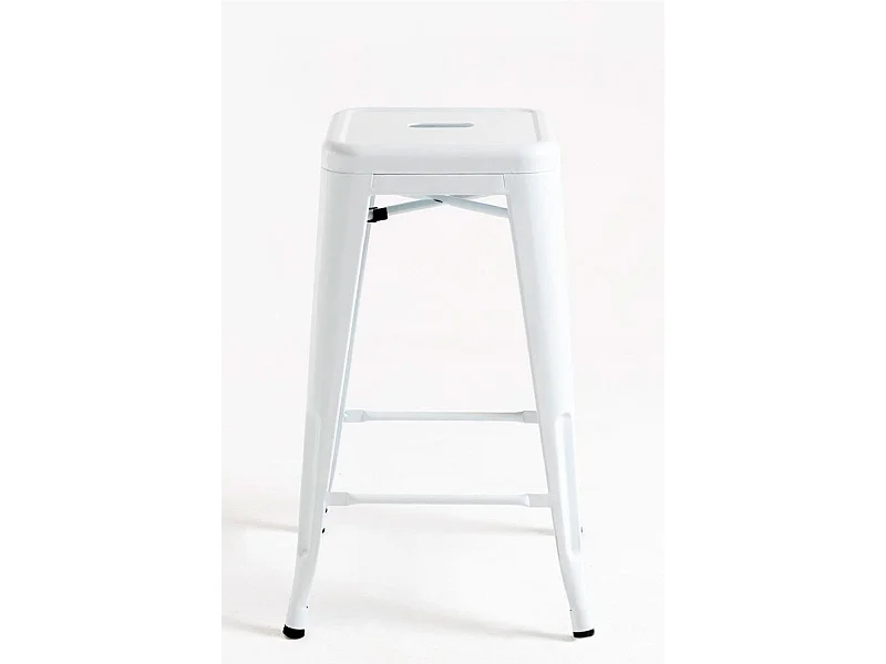 Taburetes Bajos - Taburete Torix Bajo 65 cm - Blanco