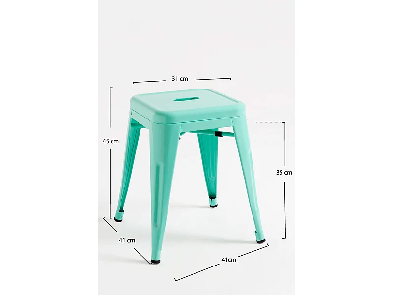Taburetes Pequeños - Taburete Torix Pequeño - Verde menta