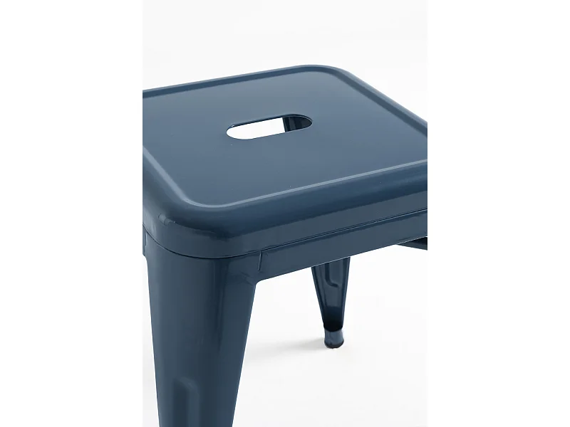 Taburetes Pequeños - Taburete Torix Pequeño - Azul Petróleo