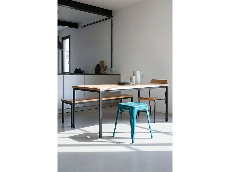 Taburetes Pequeños - Taburete Torix Pequeño - Verde azulado