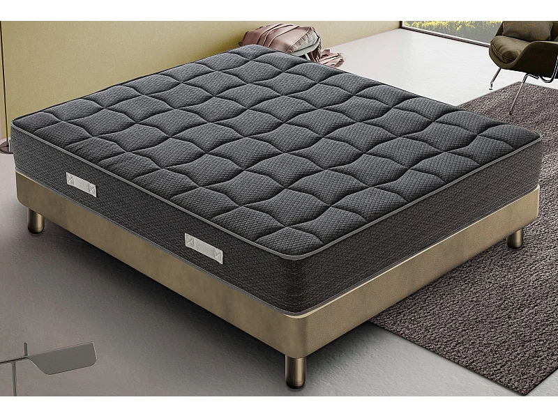 Matelas à mémoire de forme 80x200 - Hauteur 20 cm - Rigidité H4 - Blackmoon
