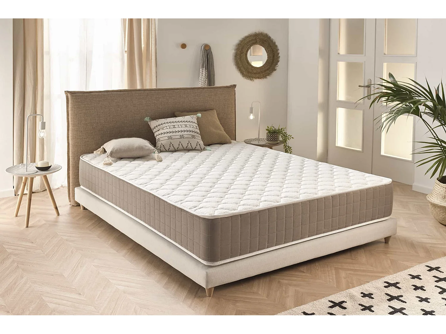 Matelas Mousse à memoire de forme Magnum 30cm,150 x 200 cm -Moonia