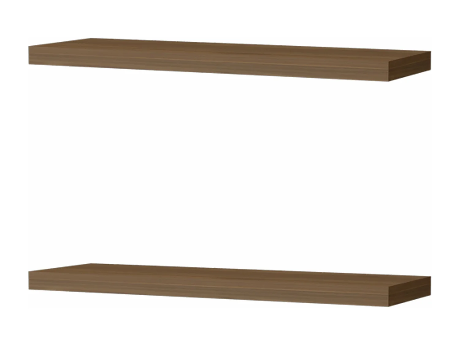 Estante flotante gales en melamina con 2 estantes , 3.8 cm  X 80 cm  X 25 cm