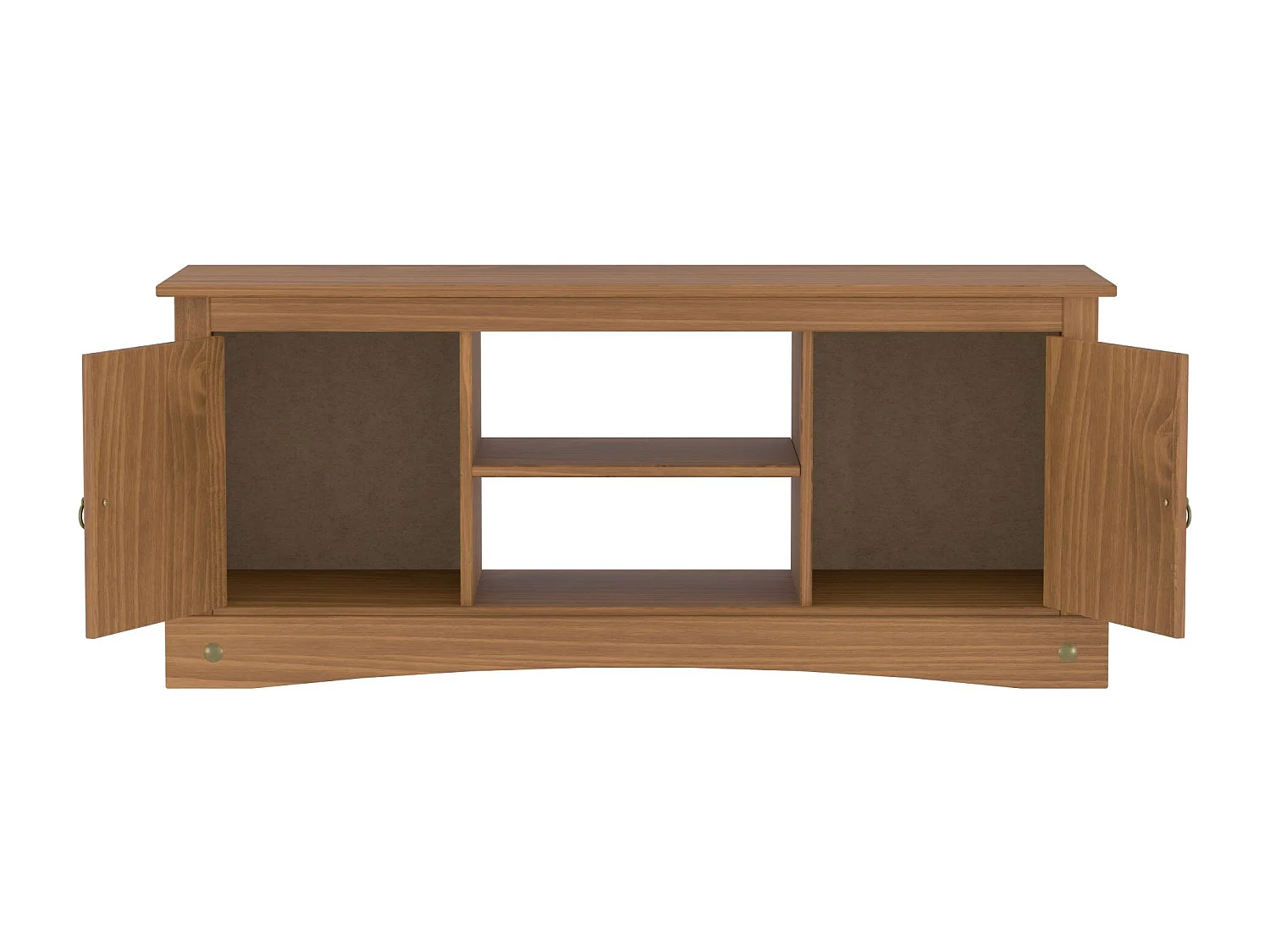 Mesa Television 2 Puertas Rustica De Pino