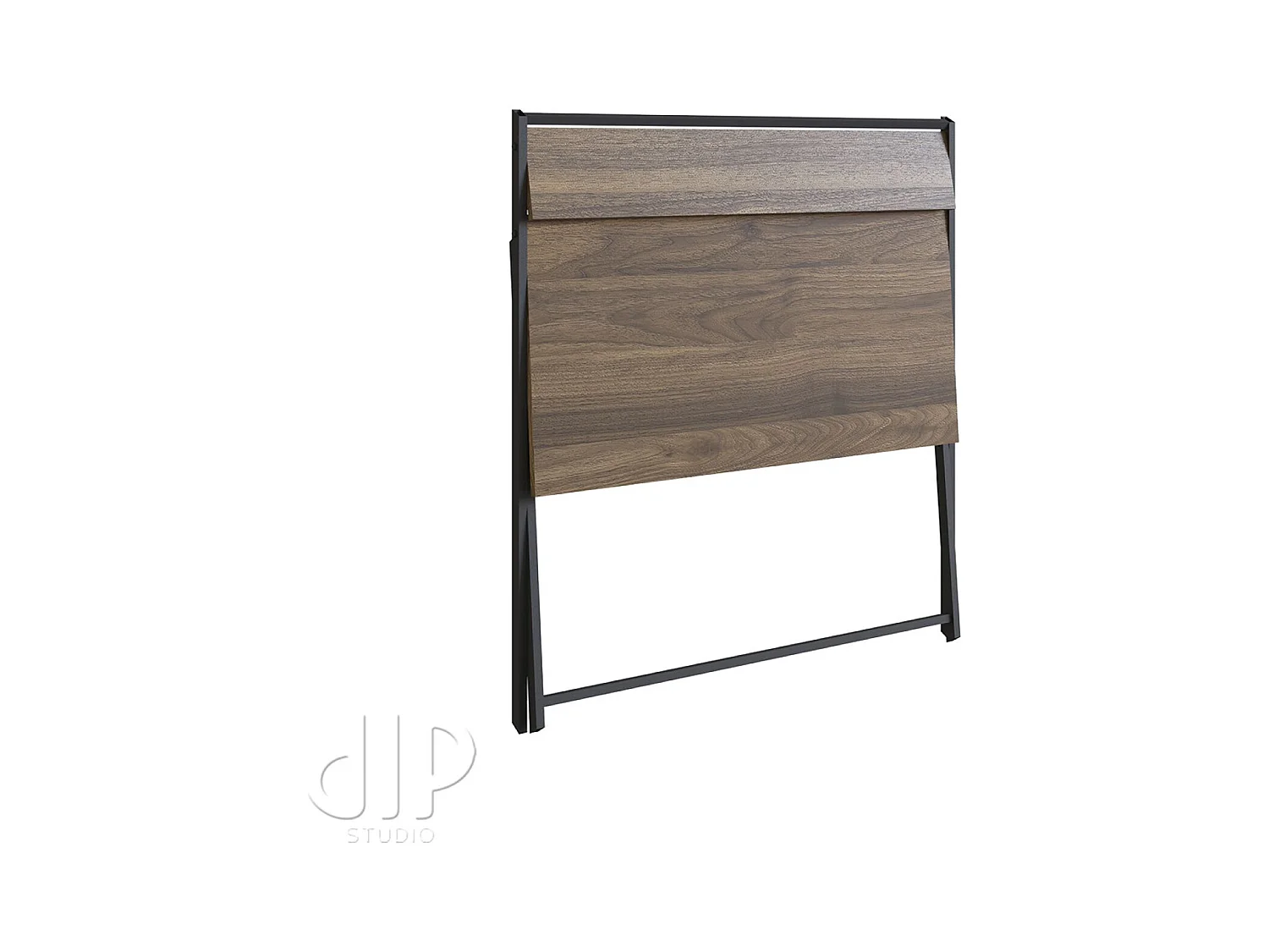 Mesa Escritorio Diseño Plegable Negro/Miel