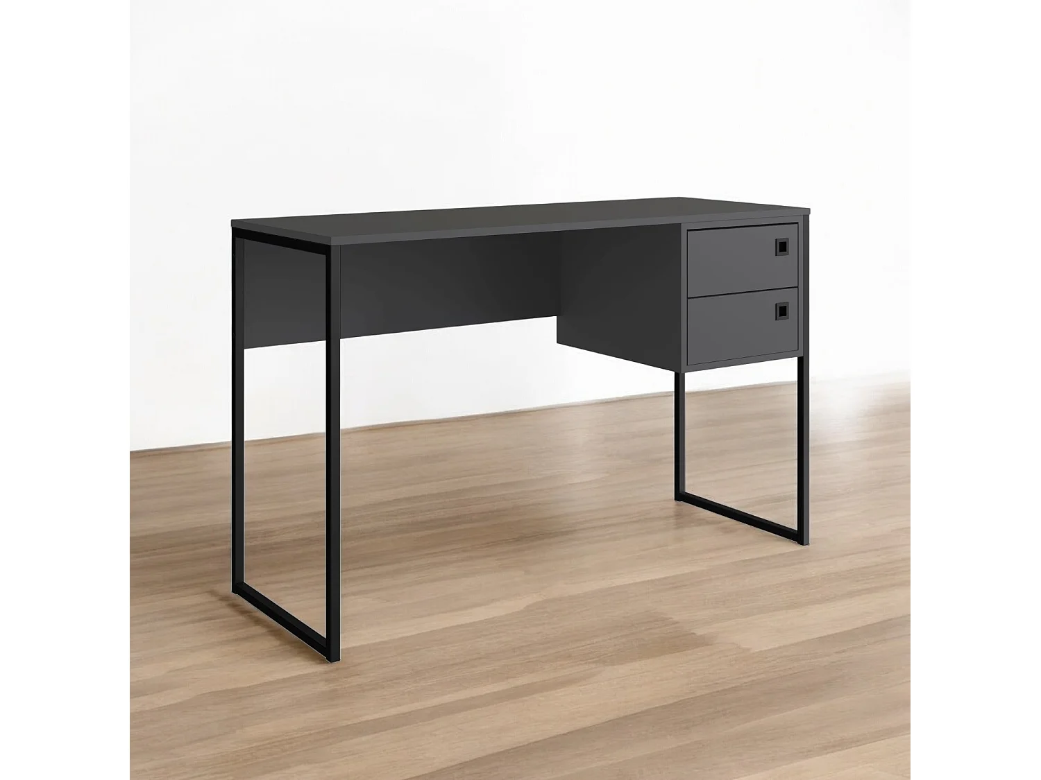 Escritorio Juvenil 2 Cajones Gris