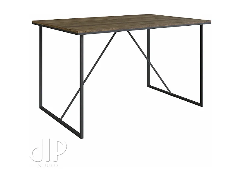 Mesa Escritorio Diseño Moderno Negro/Roble