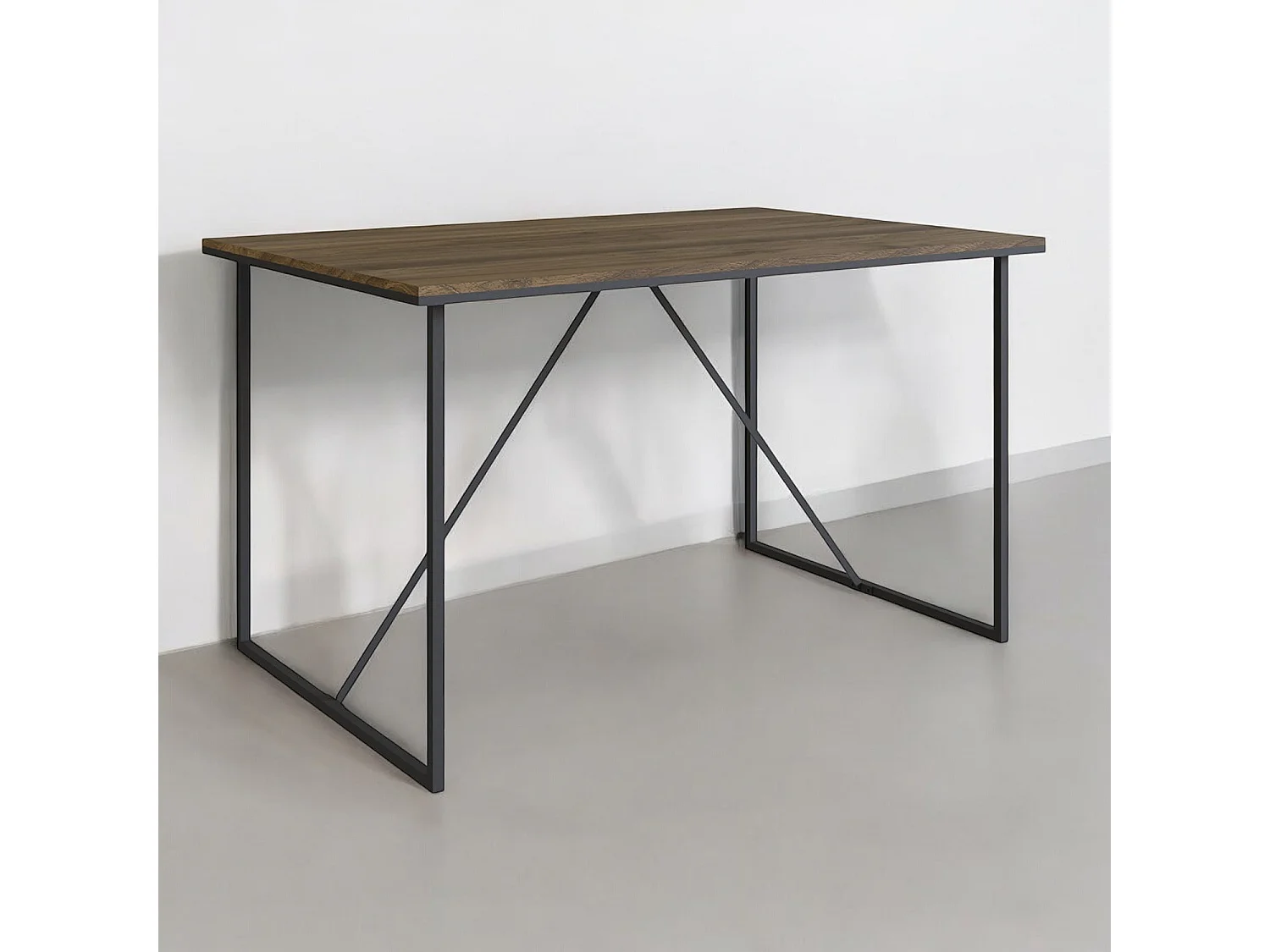 Mesa Escritorio Diseño Moderno Negro/Roble