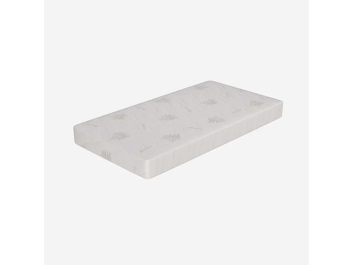Colchon de Cuna 70x140 - Alto 12 - Desenfundable, Revestimiento aloe Vera | Lupin Baby