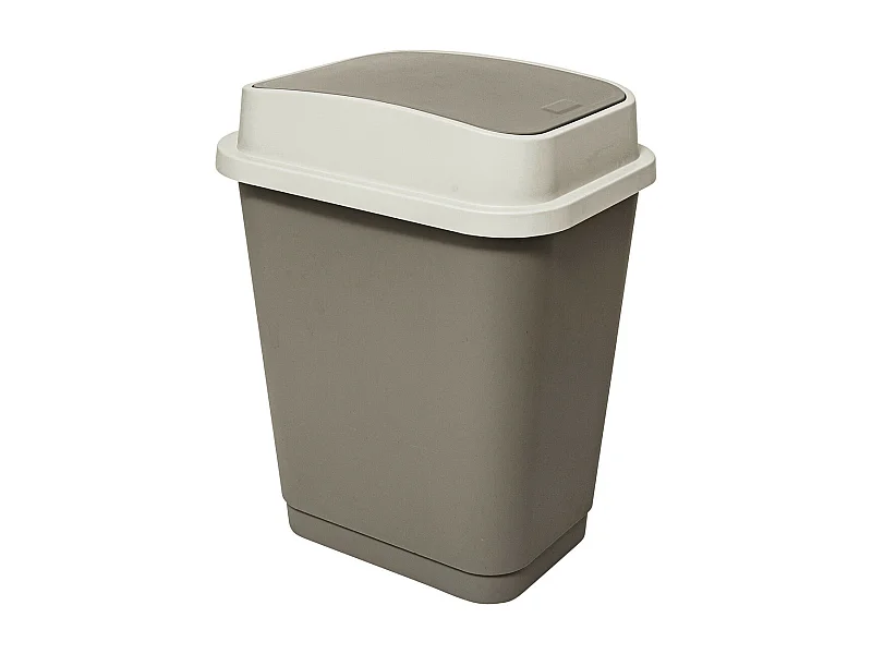 Poubelle 25 Litres 2 systèmes d'ouverture