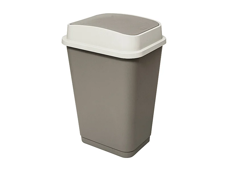 Poubelle 50 Litres 2 systèmes d'ouverture