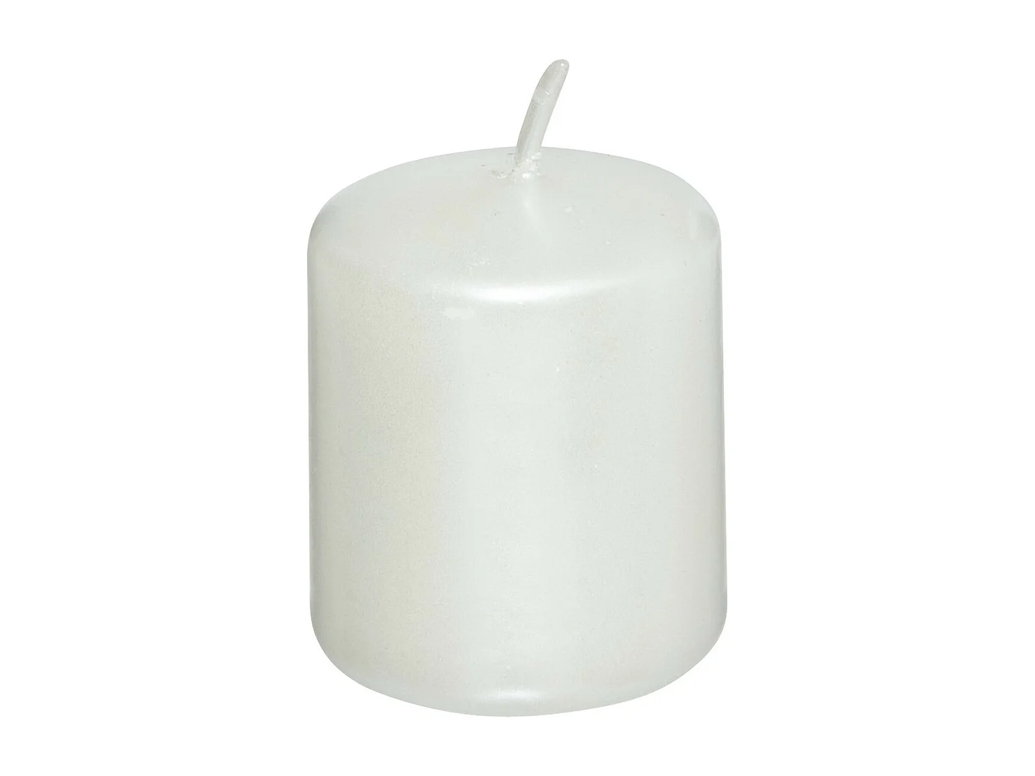 Lot de 4 Bougies Satin Blanc 160G