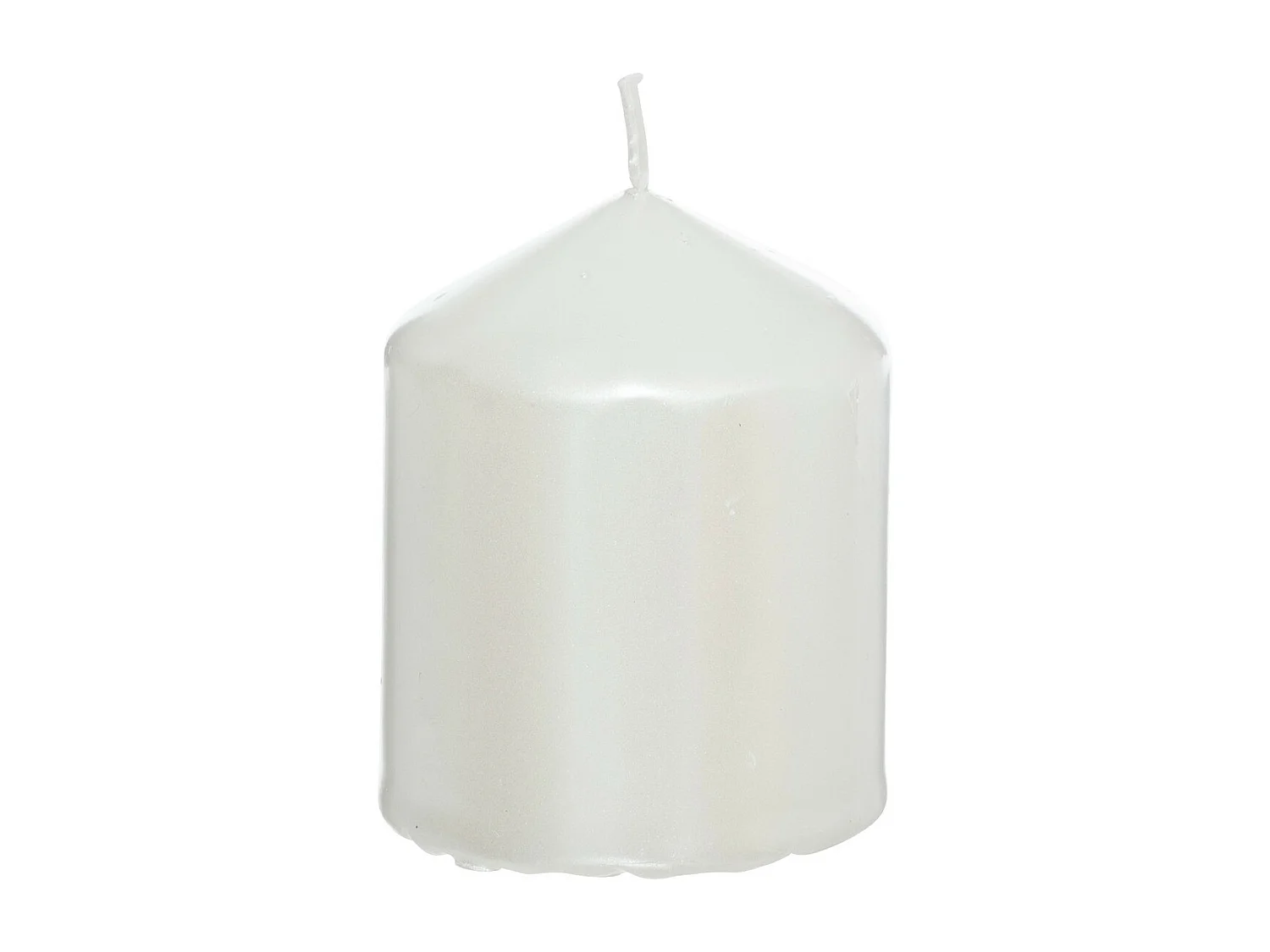 Lot de 4 Bougies Satin Blanc 505G