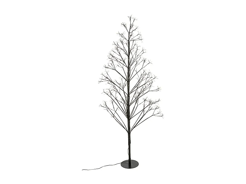 Déco de Noël Arbre à fleurs lumineux pour l'extérieur 1000 LED Blanc H 120 cm
