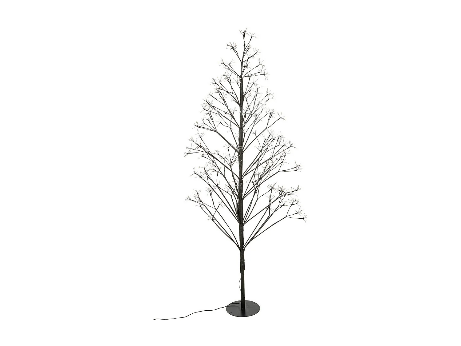 Déco de Noël Arbre à fleurs lumineux pour l'extérieur 1000 LED Blanc H 120 cm